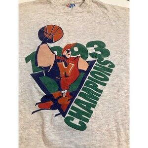 Vintage 1993 Hoopfest Champions Basketball Men Size Large Shirt Hanes Spokane WA